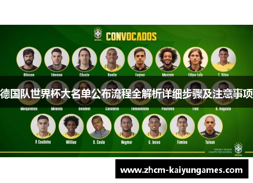 德国队世界杯大名单公布流程全解析详细步骤及注意事项