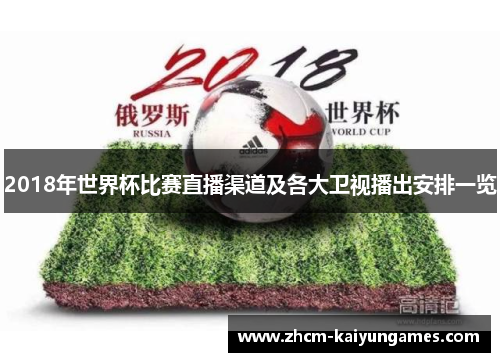 2018年世界杯比赛直播渠道及各大卫视播出安排一览